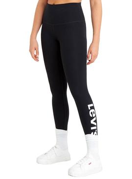 Legging Levis Logo Negro Para Mujer
