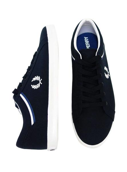 Zapatillas Fred Perry Baseline Canvas Azul Hombre