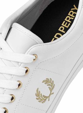 Zapatilla Fred Perry Underspin Blanco para Hombre