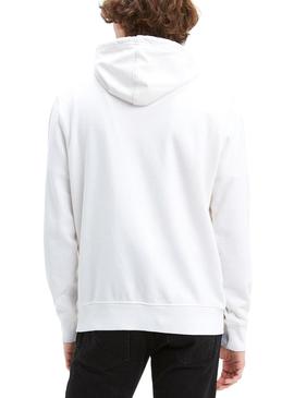 Sudadera Levis Super Mario Hoodie Blanco Hombre