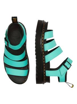 Sandalias Dr Martens Blaire Turquesa para Mujer