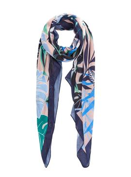 Foulard Pieces Canne Azul para Mujer