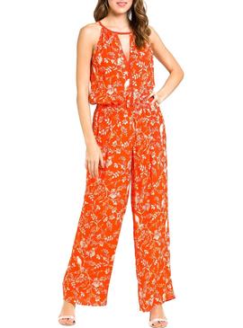 Mono Naf Naf Floral Naranja