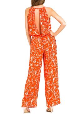 Mono Naf Naf Floral Naranja