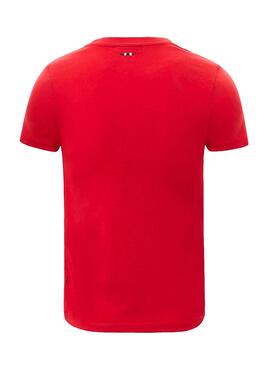 Camiseta Napapijri Sonthe Rojo Niño