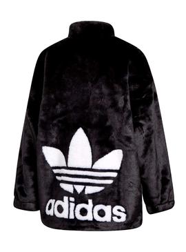 Chaqueta Adidas Pelo Negro Para Mujer