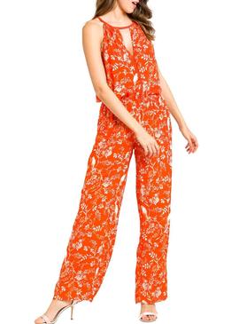 Mono Naf Naf Floral Naranja