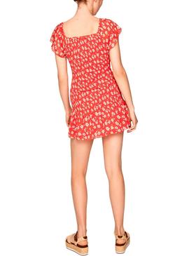 Vestido Pepe Jeans Marinis Rojo Para Mujer