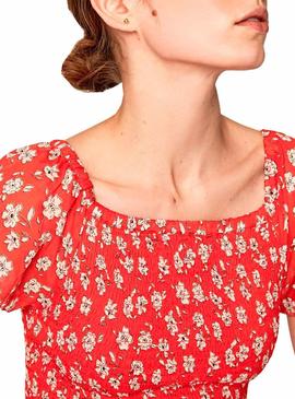 Vestido Pepe Jeans Marinis Rojo Para Mujer