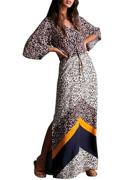 Vestido Superdry Arizona Maxi Leopard Para Mujer