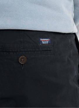 Bermuda Superdry International Chino Marino Hombre