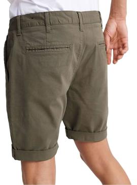 Bermudas Superdry International Chino Verde Hombre