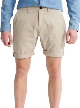 Bermudas Superdry International Chino Beige Hombre