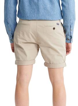 Bermudas Superdry International Chino Beige Hombre