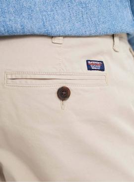 Bermudas Superdry International Chino Beige Hombre