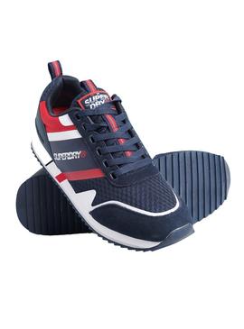 Zapatillas Superdry Fero Runner Marino Para Hombre