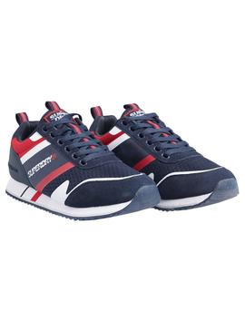 Zapatillas Superdry Fero Runner Marino Para Hombre