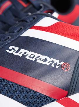 Zapatillas Superdry Fero Runner Marino Para Hombre