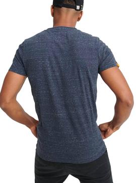 Camiseta Superdry Vintage Embroidery Azul Hombre