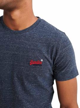 Camiseta Superdry Vintage Embroidery Azul Hombre