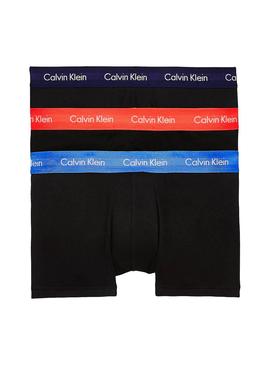 Pack 3 Calzoncillos Calvin Klein Rise Negro Hombre