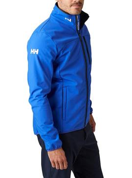 Cazadora Helly Hansen Crew Softshell Azul Hombre