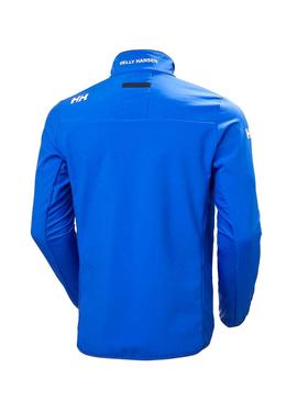 Cazadora Helly Hansen Crew Softshell Azul Hombre