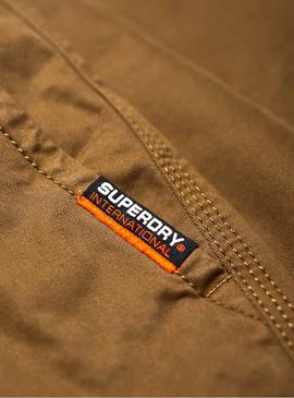 Bermuda Superdry International Marron Hombre