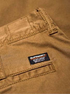 Bermuda Superdry International Marron Hombre