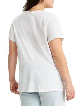 Camiseta Levis Perfect Tee Plus Blanco para Mujer