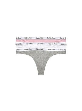 Pack 3 Tangas Calvin klein Carousel Para Mujer