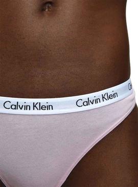 Pack 3 Tangas Calvin klein Carousel Para Mujer