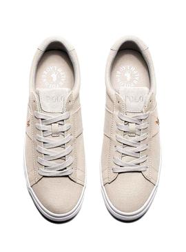 Zapatillas Polo Ralph Lauren Sayer Beige Hombre