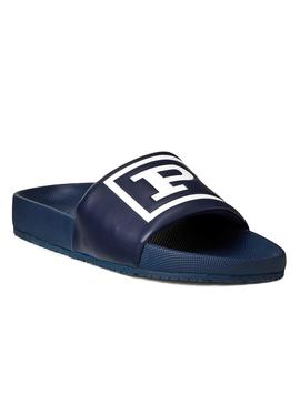 Chanclas Polo Ralph Lauren Cayson Brand Azul