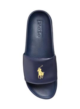 Chanclas Polo Ralph Lauren Cayson Azul Marino