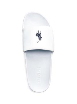 Chanclas Polo Ralph Lauren Cayson Blanco 