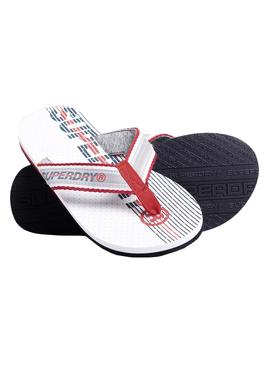 Chanclas Superdry Trophy Blanco para Hombre