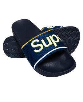 Chanclas Superdry College Azul para Hombre