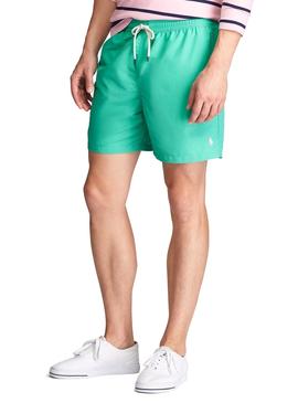 Bañador Polo Ralph Lauren Basic Verde para Hombre