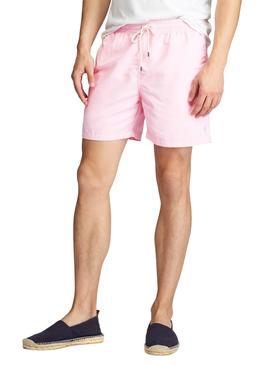 Bañador Polo Ralph Lauren Basic Rosa para Hombre