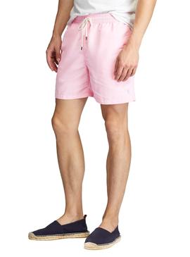 Bañador Polo Ralph Lauren Basic Rosa para Hombre