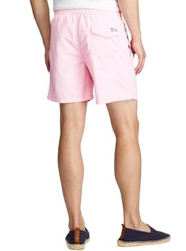 Bañador Polo Ralph Lauren Basic Rosa para Hombre