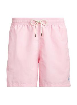 Bañador Polo Ralph Lauren Basic Rosa para Hombre