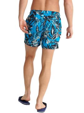 Bañador Superdry Palm Azul para Hombre