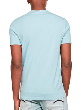 Camiseta G-Star Multi Layer Azul para Hombre