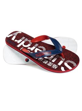 Chanclas Superdry Scuba Azul para Hombre