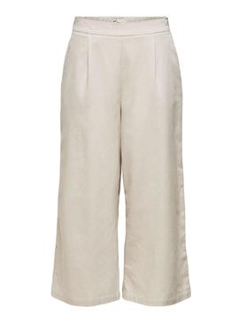 Pantalon Only Carisa Beige para Mujer