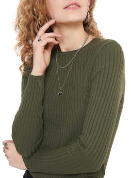 Jersey Only Natalia Verde para Mujer