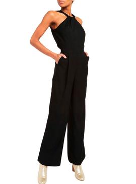 Mono Naf Naf Cuello Halter Negro Para Mujer