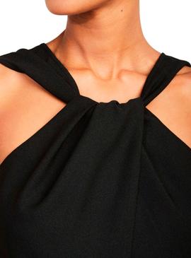 Mono Naf Naf Cuello Halter Negro Para Mujer